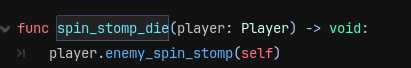 Generic Enemy Stomp Function